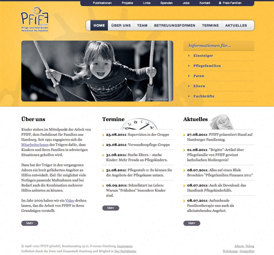 Webdesign PFIFF gGmbH